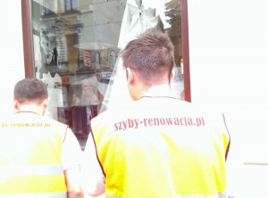 Usuwanie rys z szyb Kraków 10.2014